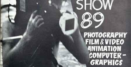 Cover of the 1989 BA (Hons) Media Production degree show programme, Newcastle upon Tyne Polytechnic